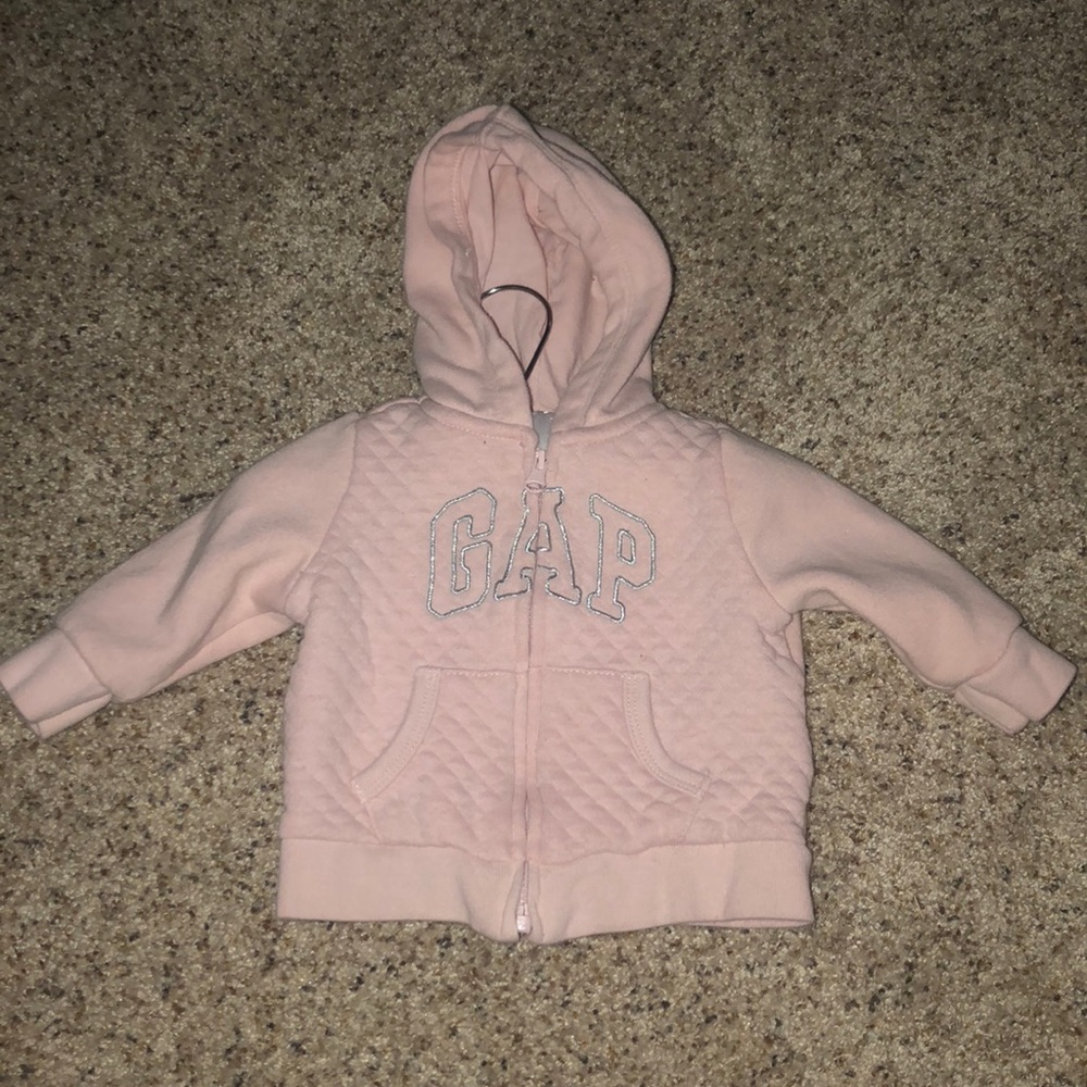 3-6 mo zipper GAP hoodie